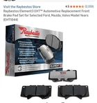 Raybestos ELEMENT3 Eht Automotive Replacement Front/rear Brake Pad Set For New. Price: $20.00.