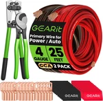 4 Gauge Amp Wiring Cca 25 Ft Each-black & Red 5-IN-1 Kit: Ground Wire Cable, New. Price: $163.99.