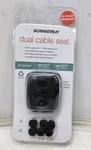 # DS-HD6-BLK New Scanstrut Horizontal Dual Double Entry Cable Seal Black. Price: $32.95.