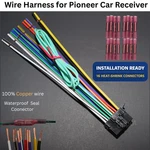 Power Wire Harness For Pioneer AVH120BT AVH-120BT Kit With Connectors New. Price: $11.95.