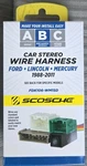 Scosche FDK106-WM1SD Car Stereo Wire Harness 1988-2011 Ford-lincoln-mercury New. Price: $8.99.
