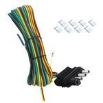 25FT Trailer Wiring Harness Kit 300*1.32*0.44 Inch, Green+yellow+brown+white New. Price: $13.45.