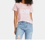 Women's Ac/dc High Voltage Graphic T-shirt (size Xxl Pink) Brand New Acdc. Price: $11.95.