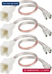 Red Wolf Car Door Speaker Wiring Harness Adapter Connector Plug Compatible With New. Price: $22.48.