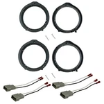Dkmus 6.5"/6.75" Speaker Mounting Adapter For Acura Honda With Wiring Harness New. Price: $27.68.