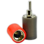 Pair Of Black & 4 Gauge To 8 Platinum Plated Wire Reducer Adapter New. Price: $16.99.