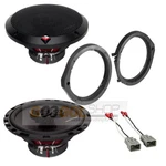 Rockford Fosgate Front And Rear 6.5" Speakers & Adapters Honda Accord/civic New. Price: $99.99.