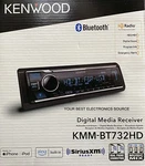 New Kenwood KMM-BT732HD 1-DIN Car Digital Media Receiver W/ Bluetooth, Radio. Price: $189.00.