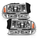 Anzo Usa 111455 Crystal Headlight Set Fits 97-04 Dakota Durango New. Price: $270.00.