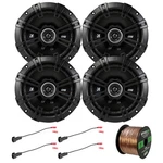4X Gm 88-UP Harnesses, Kicker 6.5" 2WAY 240W Car Speakers + Wire New. Price: $177.99.