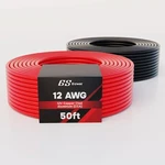 Gs Power 12 Gauge Stranded Flexible Copper Clad Aluminum Cca 50 Ft, Red/black New. Price: $30.67.