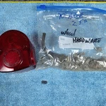 Vintage Stanley Tail Light Lens Red Honda CL450 K3 K4 CB450 Oem Wheel Hardware Used. Price: $18.03.