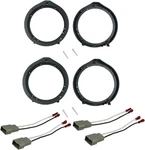 Dkmus 6.5"/6.75" Speaker Mounting Adapter For Acura Honda With Wiring Harness New. Price: $31.24.