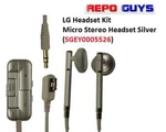 Lg Headset Kit Micro Stereo Silver (SGEY0005526) : Brand New. Price: $14.32.