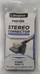 Auto Stereo Connector Scosche Fdk 10 1988-UP For Lincoln Mercury Mazda Open Box.. Price: $14.99.