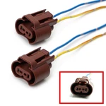 Oe 9006 HB4 Female Adapters Wiring Harness Sockets W/ 4" Wire For Headlight Fog New. Price: $9.59.