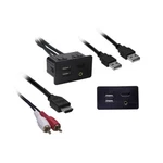 New Metra Axxess Ax-fdusb-aux Usb, & Hdmi Replacement Panel W/ 3FT Cable. Price: $24.90.