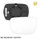 Left Driver Side Heated Mirror Glass For Volvo XC60 2010-2017 W/ Backing Plate New. Price: $23.75.