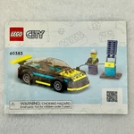 Lego Instruction Manual Only: City 60383 Electric Sports Car Good. Price: $5.00.