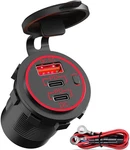 Usb Outlet 12V Car Charger Port Cigarette Lighter Socket Charging Plug Adapter New. Price: $17.00.