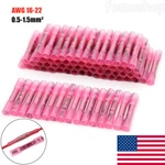 300PCS Red Heat Shrink Butt Wire Connectors Crimp Terminals Awg 16-22 Gauge Us New. Price: $18.92.