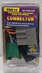 Scosche Car Stereo Connector FDK106 Ford Lincoln Mazda Nissan Wiring Harness Open. Price: $10.00.