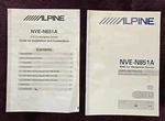 Alpine NVE-N851A Dvd Car Navigation System Hardware And Installation Manuals Used. Price: $22.90.