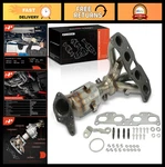 Direct-fit Exhaust Manifold Catalytic Converter Kit For Nissan Rogue 2008-2015, New. Price: $337.99.