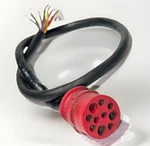 Omc Johnson Evinrude Remote Control Wiring Harness Female Red Connector 8 Pin Used. Price: $26.95.