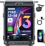 Carplay Stereo Radio Gps 12.1" Wifi 5G Red Tesla Style 2013 2014 Ford F150 New. Price: $572.85.
