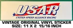 United Speed Alliance Racing - Vintage Original Vinyl Decal Sticker Drag Nhra Used. Price: $9.53.
