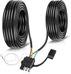 26FT 4 Pin 5 Wire Trailer Wiring Harness, 16AWG Light Kit New. Price: $37.35.
