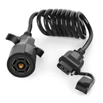 Nilight 7 Way To 4 Coiled Trailer Extension Wiring Harness 5FT Heavy Duty... New. Price: $37.73.