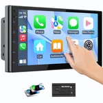 Haudio Double Din Wireless Carplay For Car, 7" Hd Touchscreen Black New. Price: $105.32.