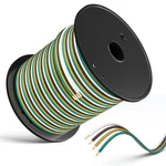Limicar 100FT 14 Gauge Trailer Wiring Harness Kit 4-WAY Bonded, C... Fast Ship New. Price: $57.99.
