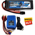 Nhx Muscle Pack 2S 7.4V 5200MAH 50C Hard Case Lipo Battery W/ XT60 EZ6 Charger New. Price: $63.95.
