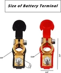 For Honda Car Battery Terminal Connector Clamp Negative Positive Red+black New. Price: $11.04.