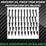1952+ Mercury Custom Interior Dash Bezel Grille Exterior Molding Trim Screw Kit New. Price: $21.97.
