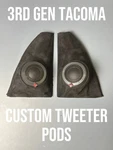 Custom Toyota Tacoma Sail Panel Tweeter Pods (3RD Gen) 45MM New. Price: $185.00.