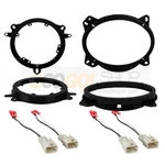 Front & Rear Door Car Speaker Install Kit + Harness For 2007-2021 Toyota Tundra New. Price: $84.99.