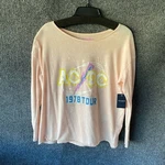 Acdc Shirt Womens Small Pink Long Sleeve Concert Tour Lucky Brand Lightweight New. Price: $9.09.