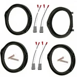 2 Pairs Car Speaker Adapter Board+wiring Harness Connector For Honda-civic 6.5" New. Price: $23.86.