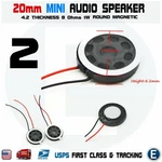 2PCS Speaker 20MM Dia 8 Ohm 1W 2-WIRE Mini Micro Audio Magnetic For Arduino New. Price: $6.34.