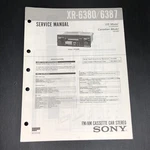 Sony XR-6380/6387 Service Manual Very. Price: $13.00.