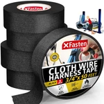 Xfasten Wire Harness Tape, 3/4-INCH 50-FOOT (5-PACK), High Temp Wiring Loom New. Price: $24.95.