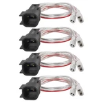 Red Wolf 2 Pair Car Speaker Wiring Harness Connector Wire Cable Plug Black Open. Price: $13.99.