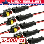 2PIN Way Car Waterproof Female Electrical Connector Plug Wire Kit Set Lot New. Price: $609.00.