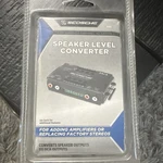 Scosche FAI-4 Speaker Level Converter Converts Outputs To Rca New. Price: $10.89.