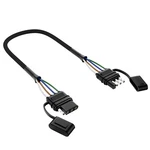 Mictuning 4 Pin Flat Extension Cable 12INCH Way Connector Trailer-side New. Price: $10.32.