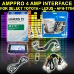 Pac Advanced Amp Integration AP4-TY11 + Speaker Wire Harness APH-TY04 For Toyota New. Price: $348.99.